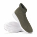 Ανδρικά πράσινα αθλητικά παπούτσια slip-on κάλτσα it020618-15 4