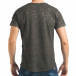 Ανδρική γκρι κοντομάνικη μπλούζα Madmext tsf020218-52 3