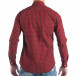 Ανδρικό καρέ πουκάμισο σε κόκκινο χρώμα it050618-5 4