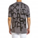Ανδρική γκρι κοντομάνικη μπλούζα Maksim  it240621-15 3