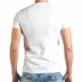 Ανδρική λευκή κοντομάνικη μπλούζα Just Relax il140416-35 3