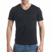 Ανδρική μαύρη κοντομάνικη μπλούζα Enjoy it030217-17 2