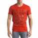 Ανδρική κόκκινη κοντομάνικη μπλούζα SAW tr110320-8 2