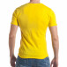 Ανδρική κίτρινη κοντομάνικη μπλούζα Enjoy it030217-13 3