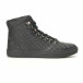 Ανδρικά μαύρα sneakers Niadi it141016-9 2