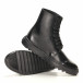 Ανδρικά μαύρα μποτάκια Shoes in Progress it141016-1 4