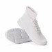 Ανδρικά λευκά αθλητικά παπούτσια κάλτσα it020618-18 4
