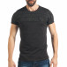 Ανδρική μαύρη κοντομάνικη μπλούζα Lagos tsf020218-64 2