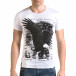 Ανδρική λευκή κοντομάνικη μπλούζα Lagos il120216-52 2