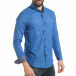 Ανδρικό γαλάζιο πουκάμισο Mario Puzo tsf220218-2 3