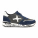 Ανδρικά γαλάζια αθλητικά παπούτσια BKS it291117-22 2