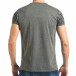 Ανδρική γκρι κοντομάνικη μπλούζα Lagos tsf020218-65 3