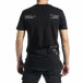 Ανδρική μαύρη κοντομάνικη μπλούζα Breezy tr270221-39 3