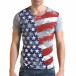 Ανδρική γκρι κοντομάνικη μπλούζα Lagos il120216-12 2