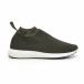 Ανδρικά slip-on πράσινα αθλητικά παπούτσια κάλτσα it130819-3 2