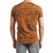 Ανδρική πορτοκαλί κοντομάνικη μπλούζα Vintage it150419-104 3