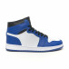 Ανδρικά ψηλά μπλε-λευκά sneakers  it251019-21 3