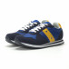 Ανδρικά μπλε αθλητικά παπούτσια κλασικό μοντέλο it250119-4 4