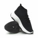 Γυναικεία μαύρα αθλητικά παπούτσια κάλτσα Chunky it150319-41 5