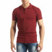 Ανδρική κόκκινη Polo Shirt it150419-95 2