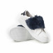 Γυναικεία λευκά Slip-on sneakers με μπλε λεπτομέρειες  Martin Pescatore  SM19 it150818-55 4