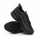 Ανδρικά μαύρα αθλητικά παπούτσια με αερόσολα MAX it130819-32 4