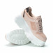 Chunky γυναικεία ροζ sneakers με πλατφόρμα it250119-50 5