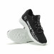 Ανδρικά μαύρα αθλητικά παπούτσια με επιγραφές it250119-32 4