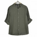 Just West Ανδρικό λινό πράσινο πουκάμισο  LINO2023-CA02 it260523-5 4