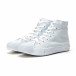 Ανδρικά λευκά ψηλά sneakers κλασικό μοντέλο it250119-3 3