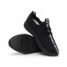 Ανδρικά μαύρα υφασμάτινα αθλητικά παπούτσια All black it240419-1 4