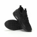 Ανδρικά μαύρα αθλητικά παπούτσια Air ελαφρύ μοντέλο it250119-29 4