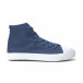 Ανδρικά μπλε sneakers με λευκή σόλα it250119-1 2