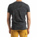 Ανδρική σκούρα γκρι κοντομάνικη μπλούζα Vintage it150419-105 3