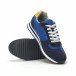 Ανδρικά μπλε αθλητικά παπούτσια κλασικό μοντέλο it250119-4 2
