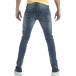 Ανδρικό μπλε τζιν Washed Jeans it040219-10 3