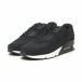 Ανδρικά μαύρα αθλητικά παπούτσια με αερόσολα it251019-8 4