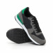 Ανδρικά αθλητικά παπούτσια ελαφρύ μοντέλο με πρασινή λεπτομέρεια it130819-15 4