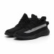 Ανδρικά διχτυωτά μαύρα αθλητικά παπούτσια ελαφρύ μοντέλο it260919-21 3
