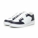 Ανδρικά skate sneakers σε λευκό και μπλέ it130819-8 3