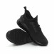 Ανδρικά μαύρα αθλητικά παπούτσια Knife ελαφρύ μοντέλο it150319-24 4