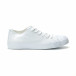Ανδρικά λευκά sneakers κλασικό μοντέλο it250119-11 2