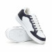 Ανδρικά skate sneakers σε λευκό και μπλέ it130819-8 4