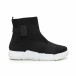 Γυναικεία  slip-on μαύρα αθλητικά παπούτσια με λάστιχο it130819-50 2