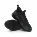 Ανδρικά μαύρα αθλητικά παπούτσια Knife ελαφρύ μοντέλο it150319-26 4