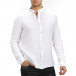 Ανδρικό λινό λευκό πουκάμισο Just West LINO2023-CA02 it260523-4 2