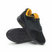 Ανδρικά μαύρα αθλητικά παπούτσια Kiss με αερόσολα it150319-9 4