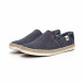 Ανδρικά γαλάζια Slip-on sneakers τύπου εσπαντρίγιες it240419-8 3