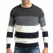 Ανδρικό πλεκτό πουλόβερ σε τρία χρώματα it261018-110 2