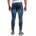 Cropped ανδρικό γαλάζιο τζιν με ρίγα Slim fit it041019-26 5